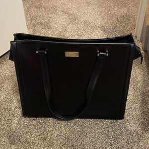 Kate Spade Black Leather Tote